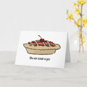 Bonbon comme carte de tarte (Fleur jaune)