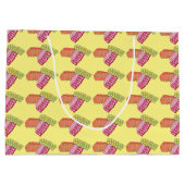 Bonbon de Noël Bonbon Jaune Vacances Sac cadeau (Dos)