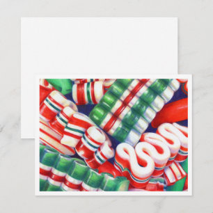 BONBON EN RUBAN 4,25x5,5 Carte plate