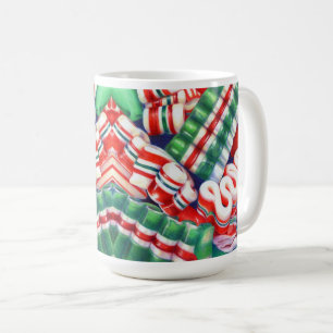 BONBON EN RUBAN Grande Tasse Blanche