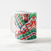 BONBON EN RUBAN Grande Tasse Blanche (Devant gauche)