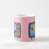 Bonbon et la tasse de chat du signal sonore TV (Centre)