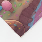 bonbon fleece deken (Hoek)