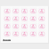 Bonbons Buffet Princesse Party Favoriser Sticker d (Feuille)