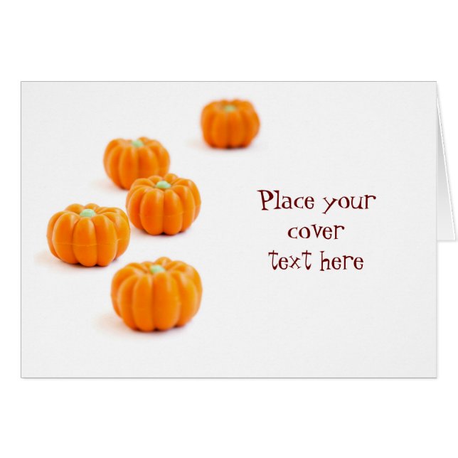 Bonbons citrouilles d'Halloween (Devant horizontal)