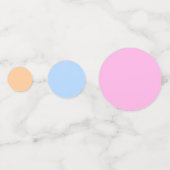 Bonbons de coton à Bubblegum bleu dégradé Confetti (Devant)