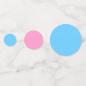 Bonbons de coton à Bubblegum bleu dégradé Confetti (Derrière)