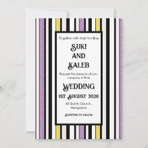 Bonbons de Licorice - Faire-part de mariage