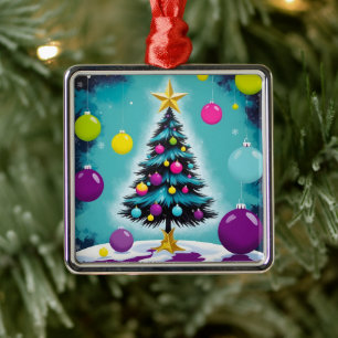 Bonbons de Noël Pop Art comme des ornements coloré