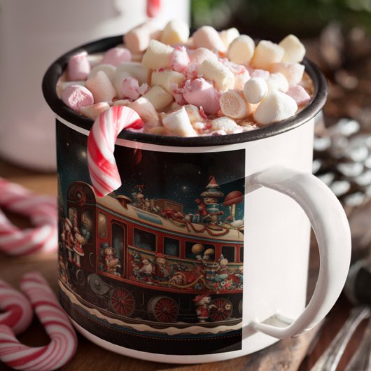 Bonbons de Noël Whimsical Train 2 Mug