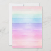 Bonbons en coton Invitation de fête d'anniversaire (Dos)