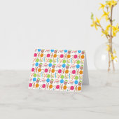 Bonbons et sucreries Carte pour notes Motif (Fleur jaune)