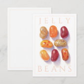 BONBONS HARICOTS D'AUTOMNE Carte plate 3,5x5 (Devant / Derrière)