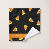 Bonbons Personnalisés Corn Addict Black Halloween (Gant de toilette)
