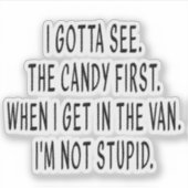 Bonbons, Stickers Drôle, Stickers Sarcasme, Sarcas (Devant)