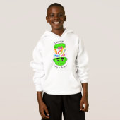 Bonbons sur le cerveau Enfants Sweat - shirt à cap (Devant entier)