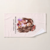 Bond adorable maman et fille (6) (Serviette à main)