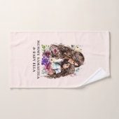 Bond adorable maman et fille (7) (Serviette à main)