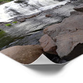 Bond Falls, affiche de la péninsule supérieure du  (Coin)