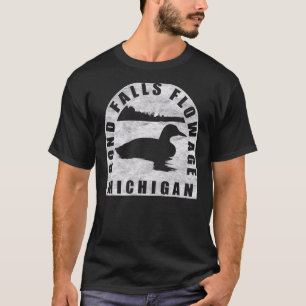 Bond Herfst Flowage Loon Michigan T-shirt