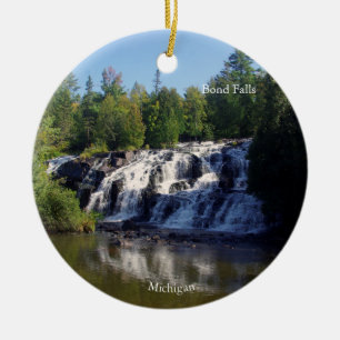 Bond herfst, versierd keramisch ornament