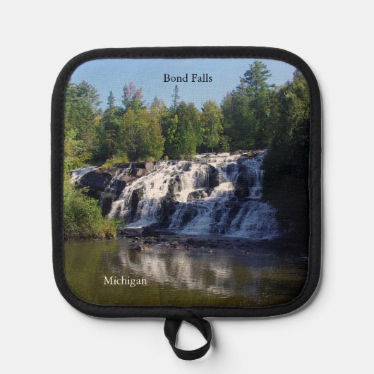 Bond Herfsten Oven Mitt en Pot Houders (Voorkant)