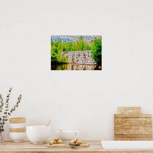 Bond Herfsten, U.P., Michigan. Poster (Keuken)