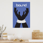 Bond Records Hands Tied Poster (Keuken)