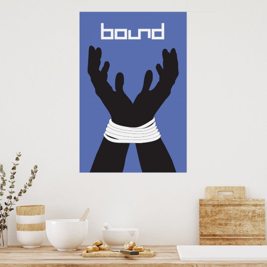 Bond Records Hands Tied Poster (Keuken)