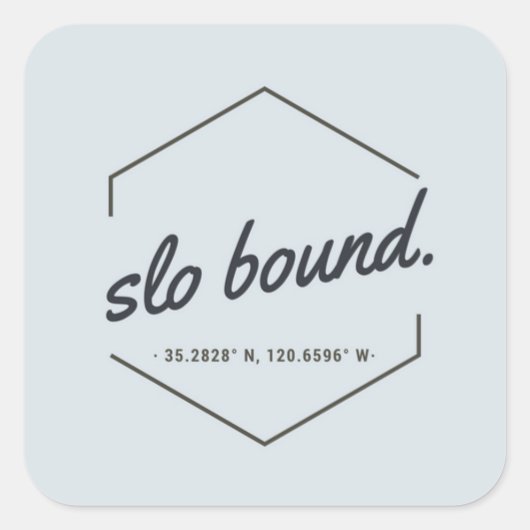 Bond Vierkante Sticker (Voorkant)