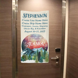 Bond voor de laatste grensdeur van Alaska Spandoek