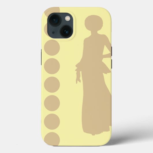 Bonde Cream Neutrale Stippen Mode Case-Mate iPhone Case (Achterkant)