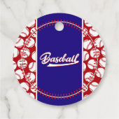 Bonde van het Baseball Kind Bedankjes Labels (Achterkant)