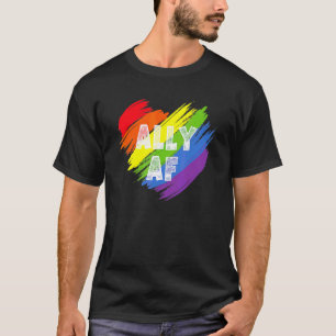 Bondgenoot Af Hart LGBT Community Trots Bondgenoot T-shirt