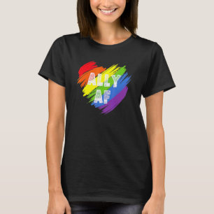Bondgenoot Af Hart LGBT Community Trots Bondgenoot T-shirt