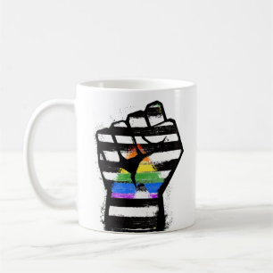 Bondgenoot Pride Vuist T-Shirt Koffiemok