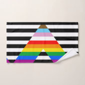 Bondgenoot Progress Pride Vlag Bad Handdoek (Handdoek)