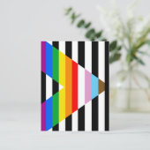 Bondgenoot Progress Pride-vlag Briefkaart (Staand voorkant)