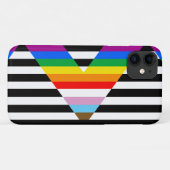 Bondgenoot Progress Pride-vlag Case-Mate iPhone Case (Achterkant (horizontaal))