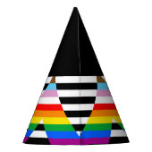 Bondgenoot Progress Pride Vlag Feesthoedjes (Achterkant)