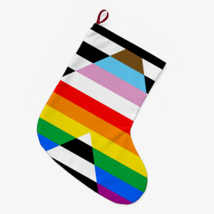 Bondgenoot Progress Pride Vlag Grote Kerstsok