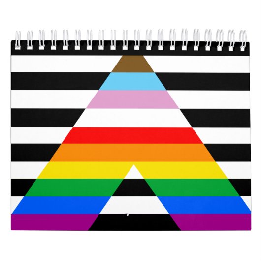 Bondgenoot Progress Pride Vlag Kalender (Hoes)
