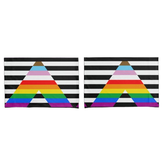 Bondgenoot Progress Pride Vlag Kussensloop (Voorkant-Set)
