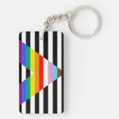 Bondgenoot Progress Pride Vlag Sleutelhanger (achterkant)