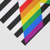 Bondgenoot Progress Pride Vlag Tissuepapier (Detail)