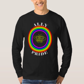 Bondgenoot trots LGBTQ gelijkheid regenboog lesbie T-shirt