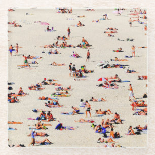 Bondi Bathers, 2016 (foto) SVP-Afbeeldingen Glazen Onderzetter