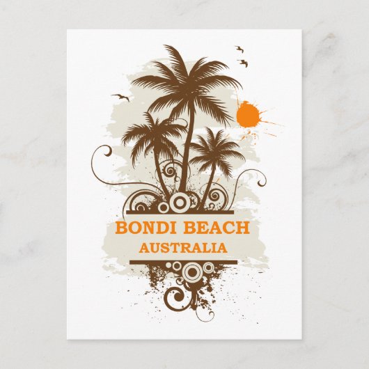 Bondi Beach Australia Briefkaart (Voorkant)