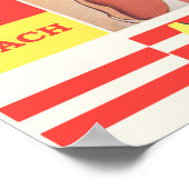 Bondi Beach Australia Retro Revel Poster (Hoek)