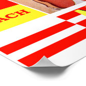  Bondi Beach Australia Travel Poster (Hoek)